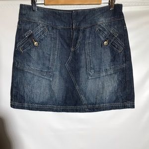 DKNY Denim Miniskirt